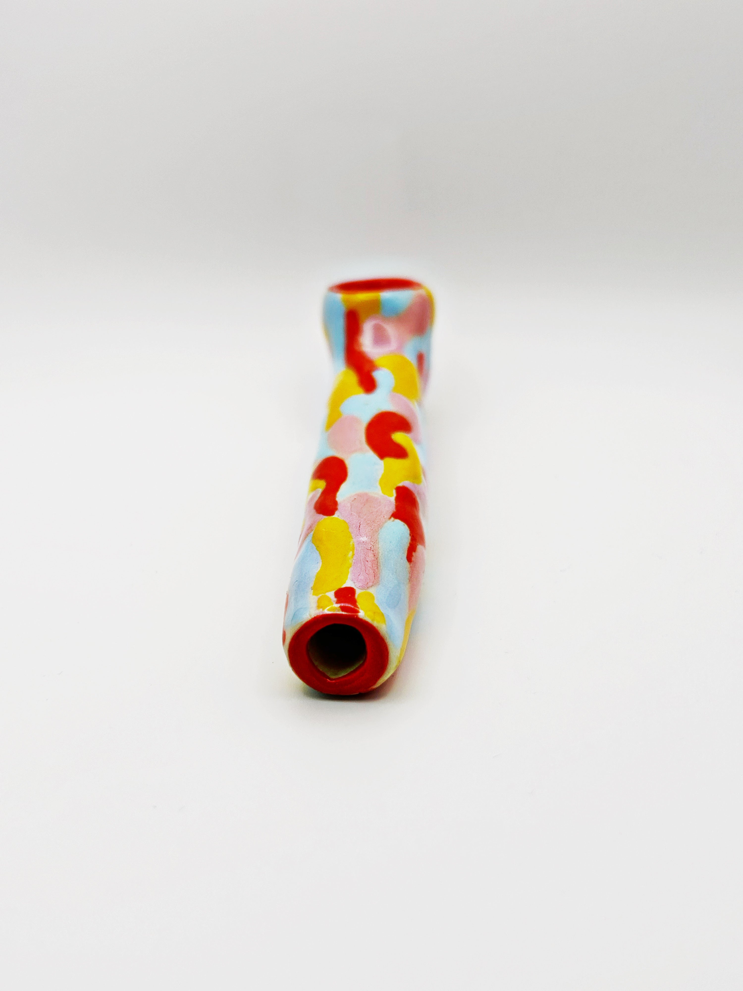 Coral Colored Ceramic Pipe