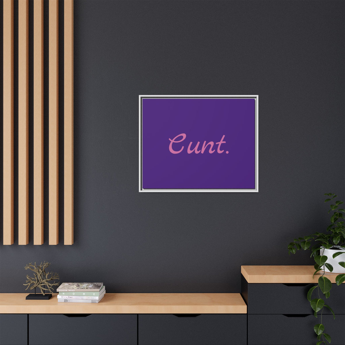 Matte Canvas, Framed (Multi-color)