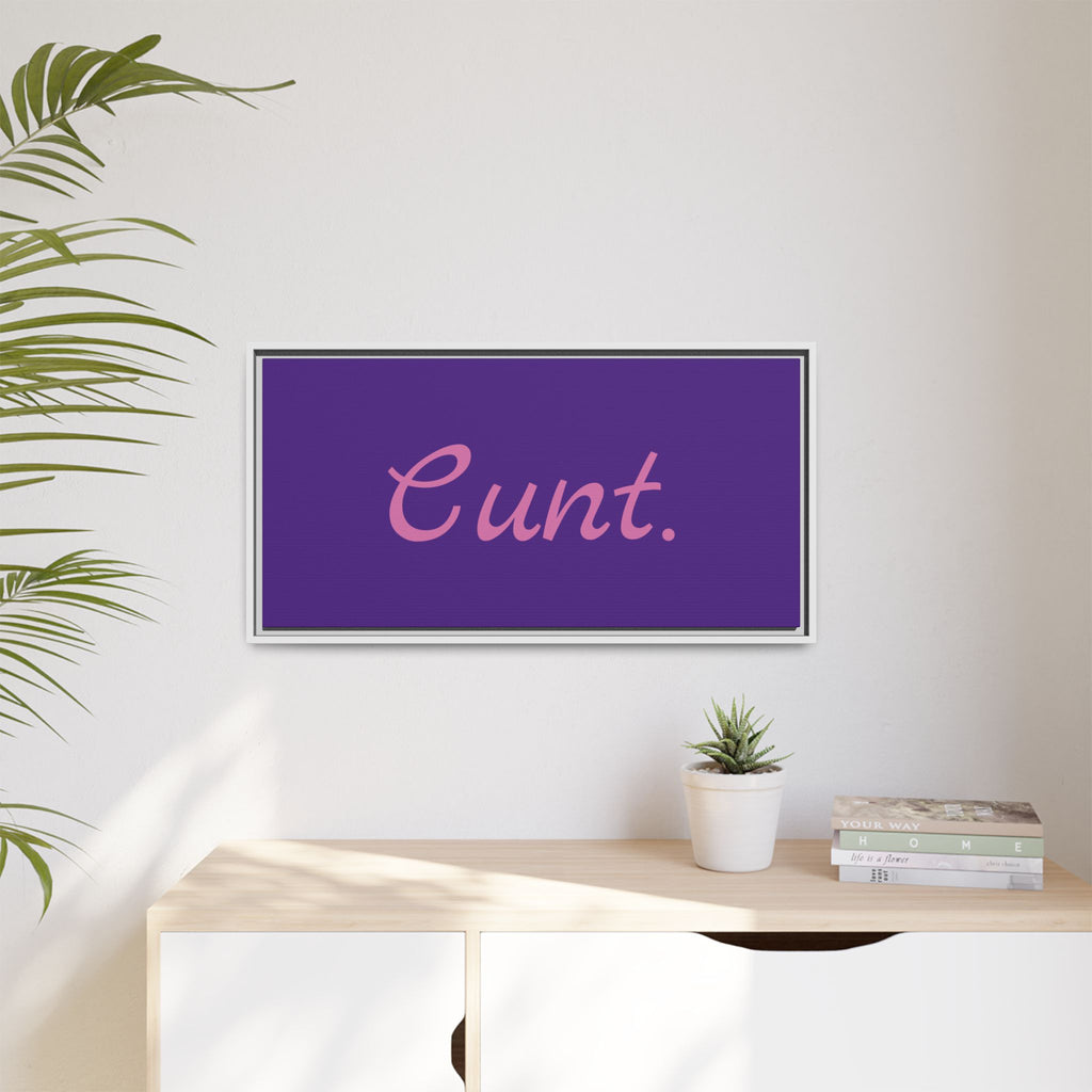 Matte Canvas, Framed (Multi-color)