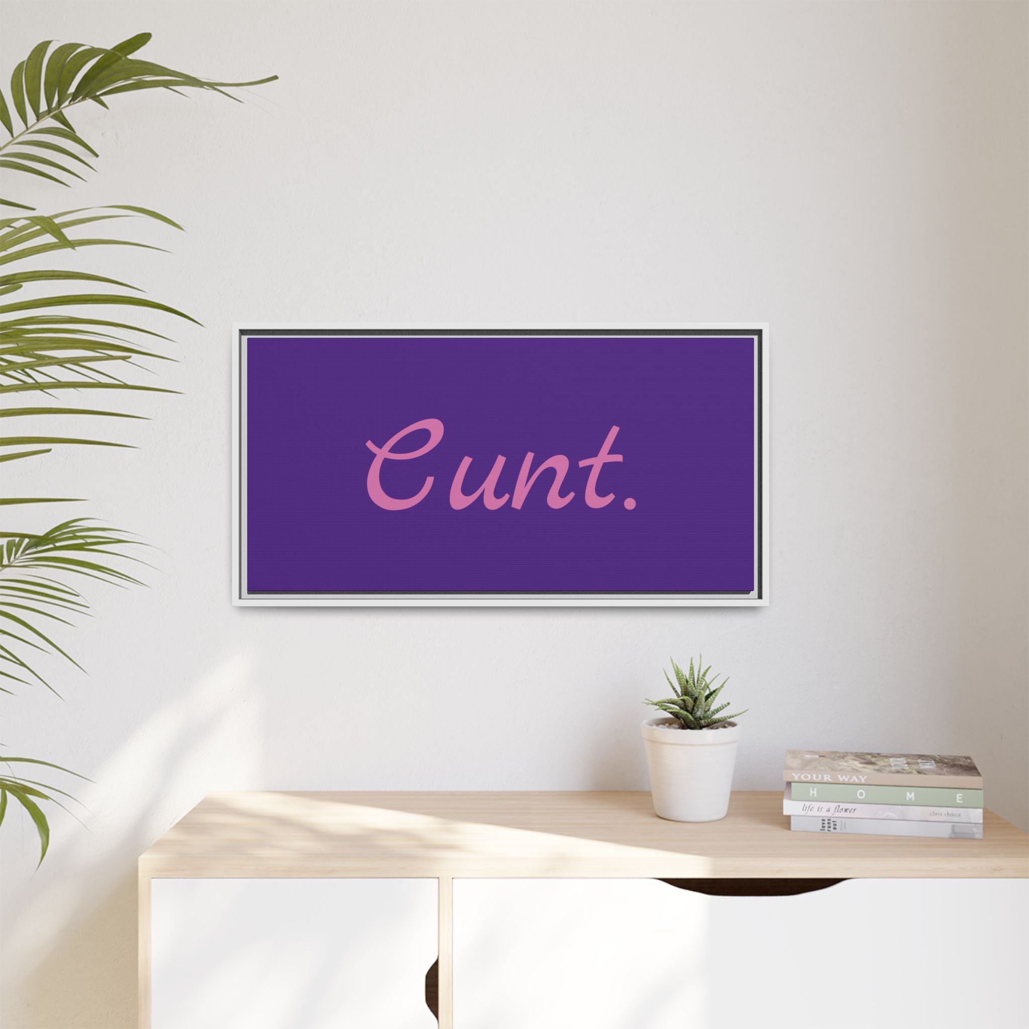 Matte Canvas, Framed (Multi-color)