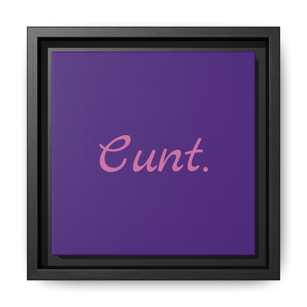 Matte Canvas, Framed (Multi-color)