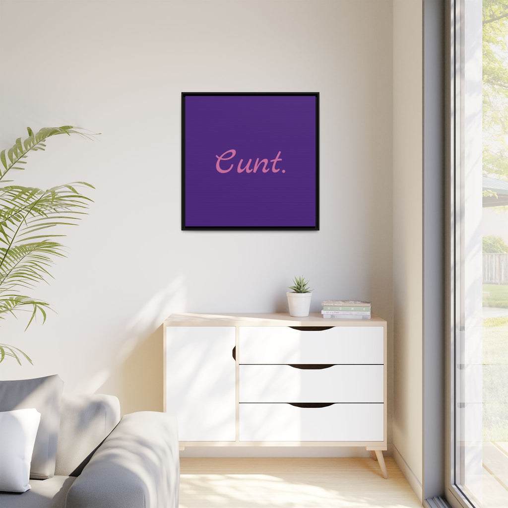 Matte Canvas, Framed (Multi-color)
