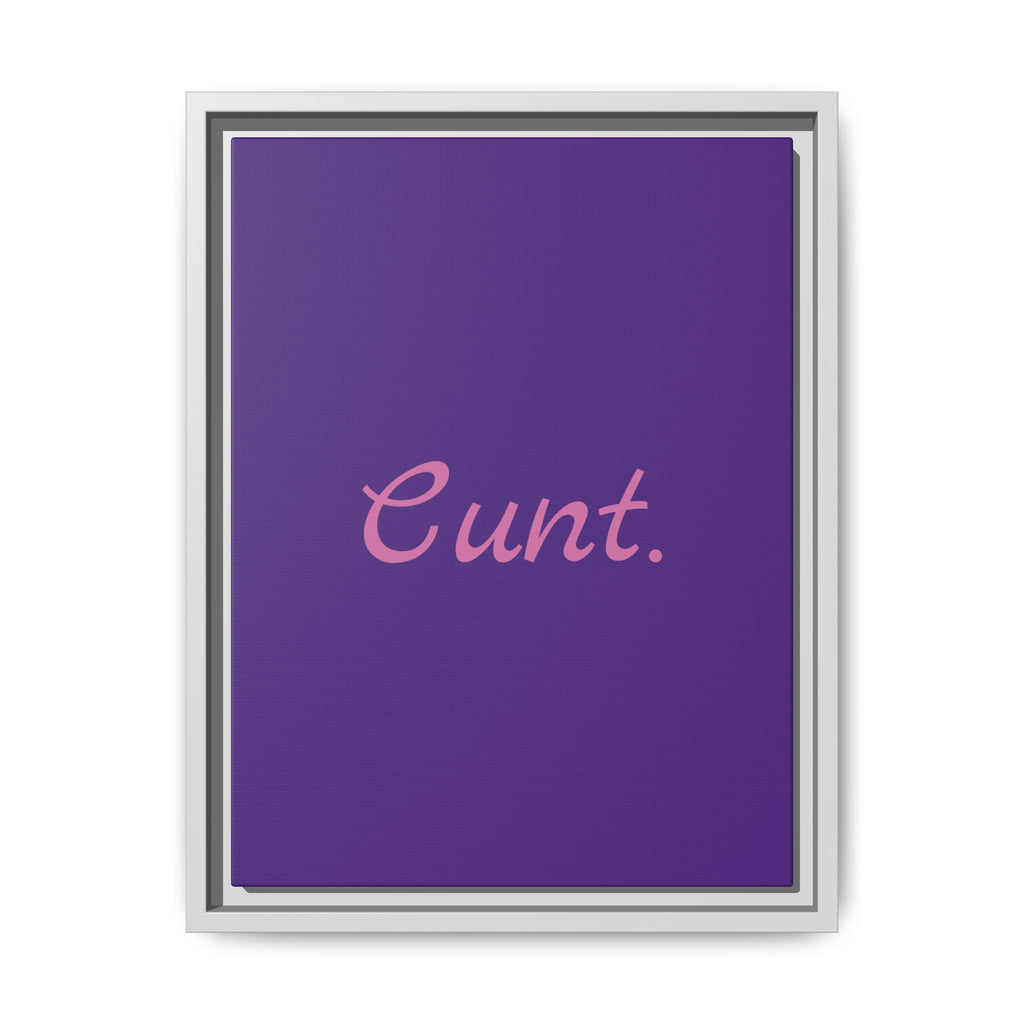 Matte Canvas, Framed (Multi-color)
