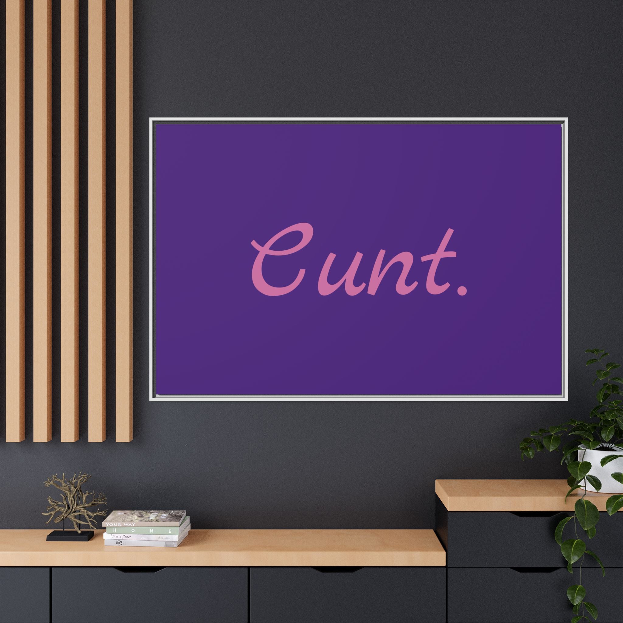 Matte Canvas, Framed (Multi-color)