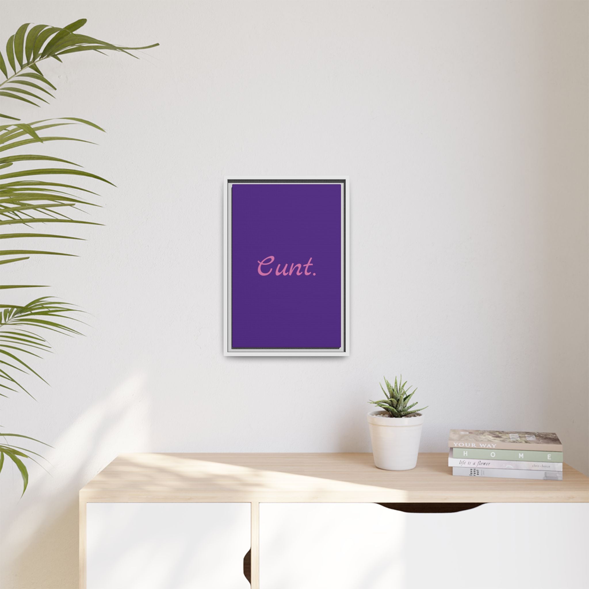 Matte Canvas, Framed (Multi-color)