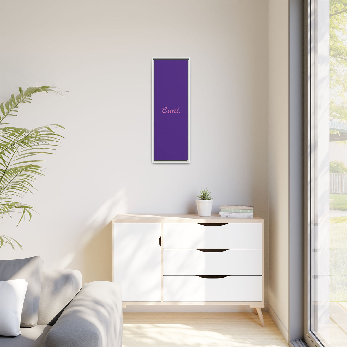 Matte Canvas, Framed (Multi-color)