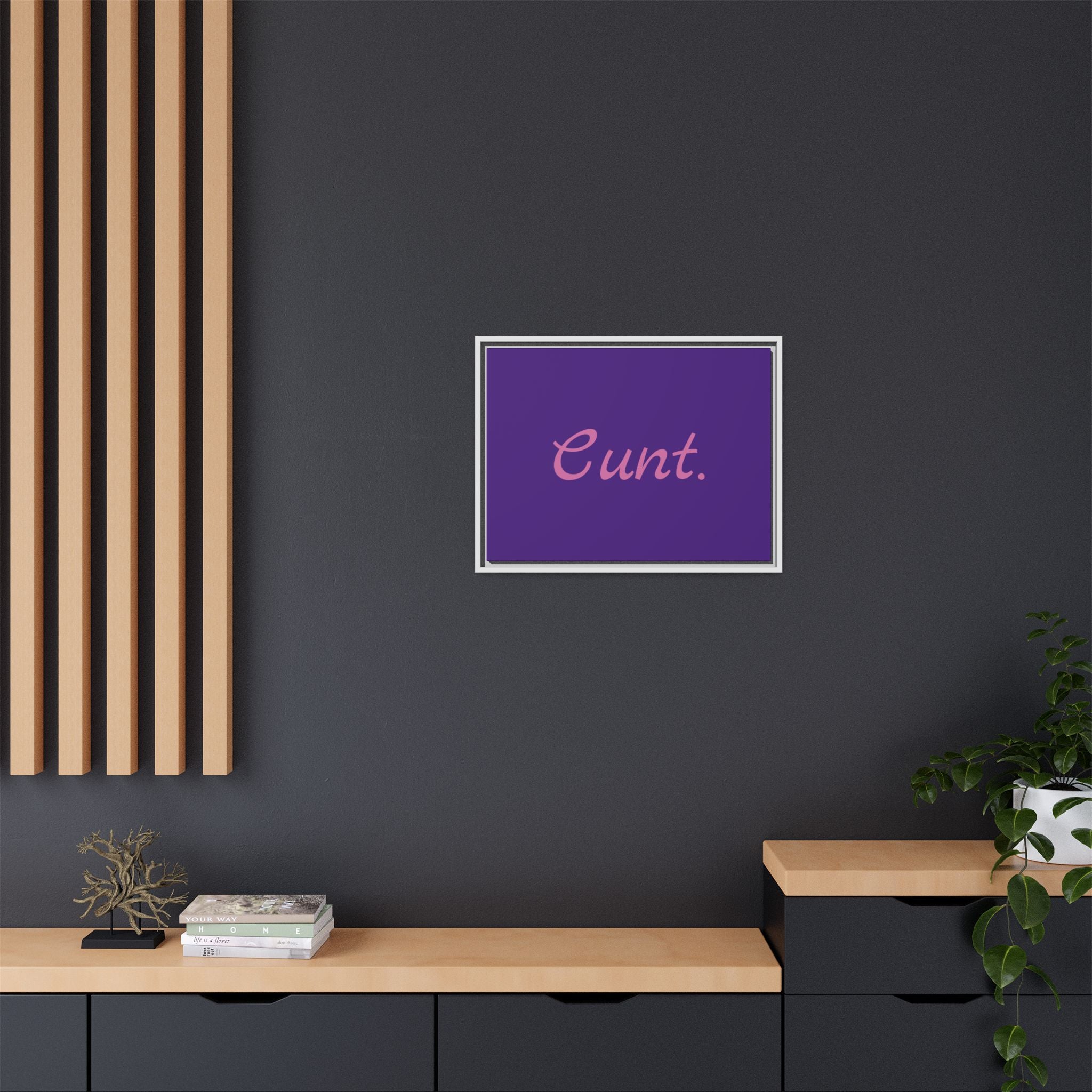 Matte Canvas, Framed (Multi-color)