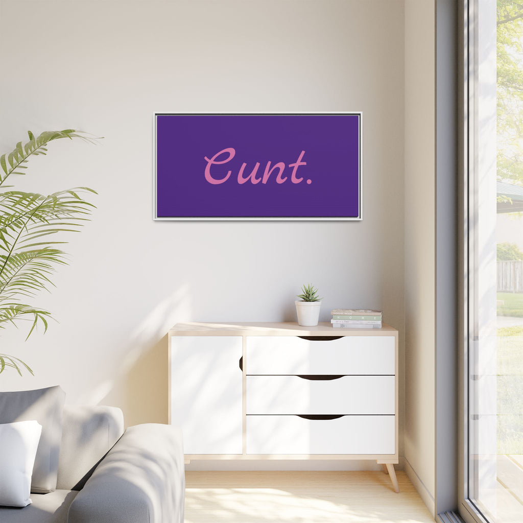 Matte Canvas, Framed (Multi-color)