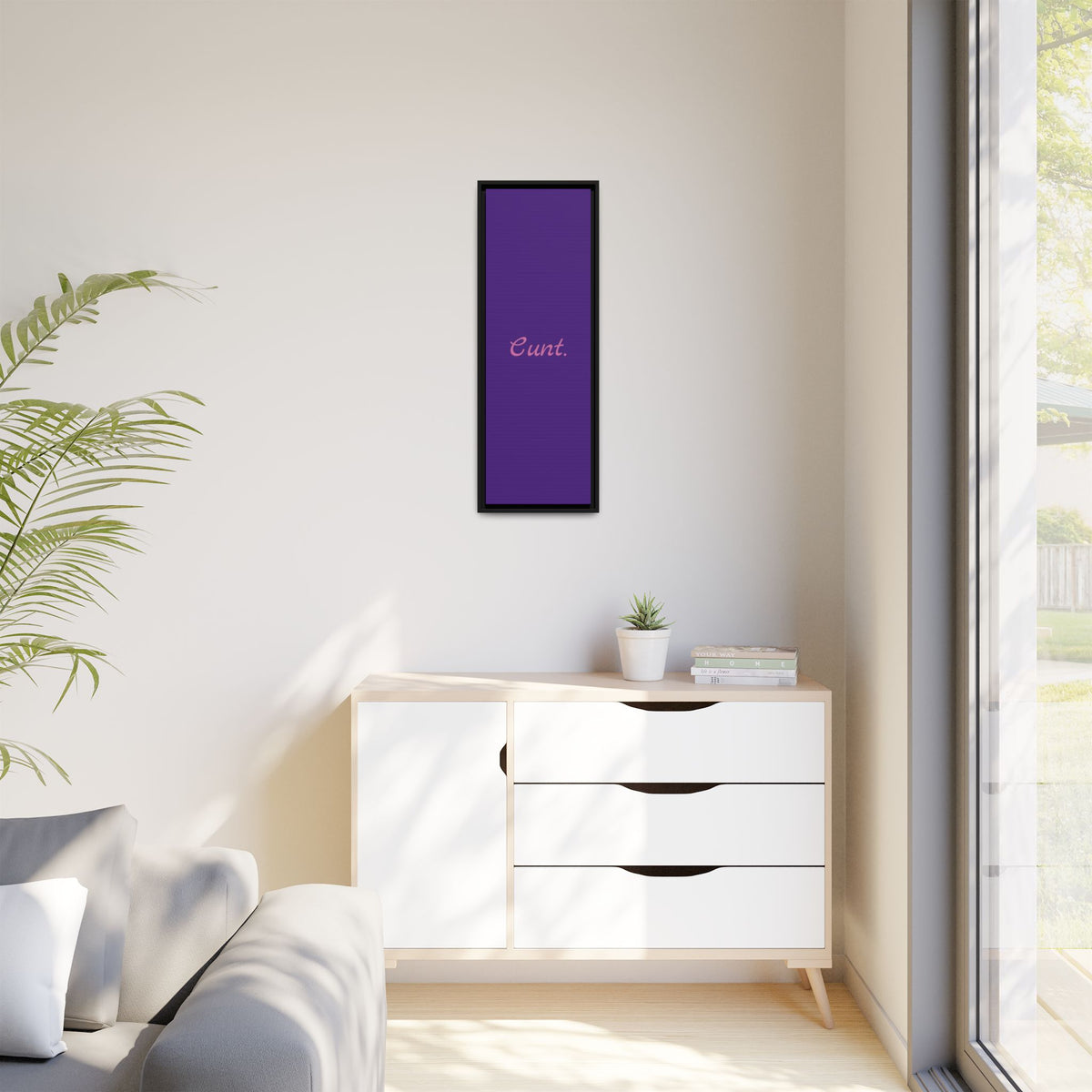 Matte Canvas, Framed (Multi-color)