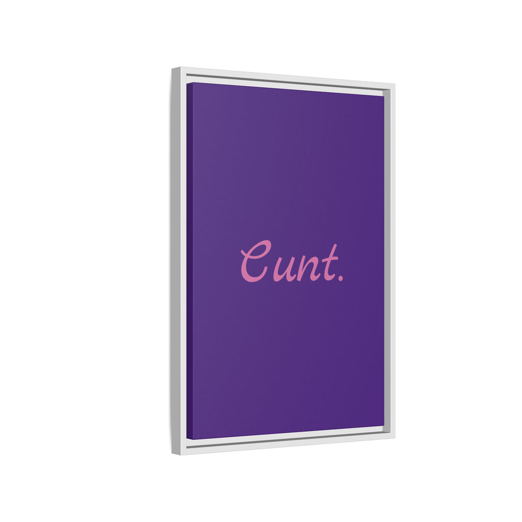 Matte Canvas, Framed (Multi-color)
