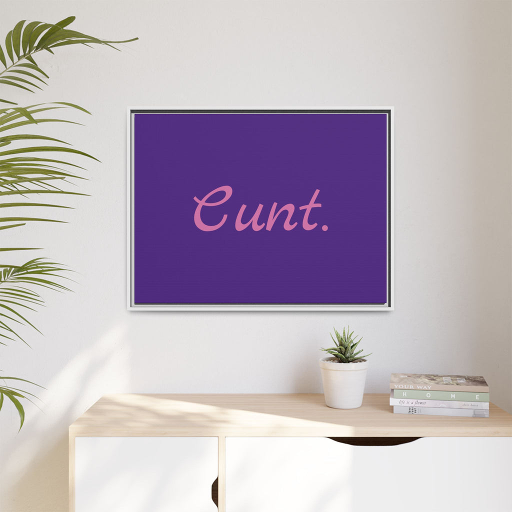 Matte Canvas, Framed (Multi-color)