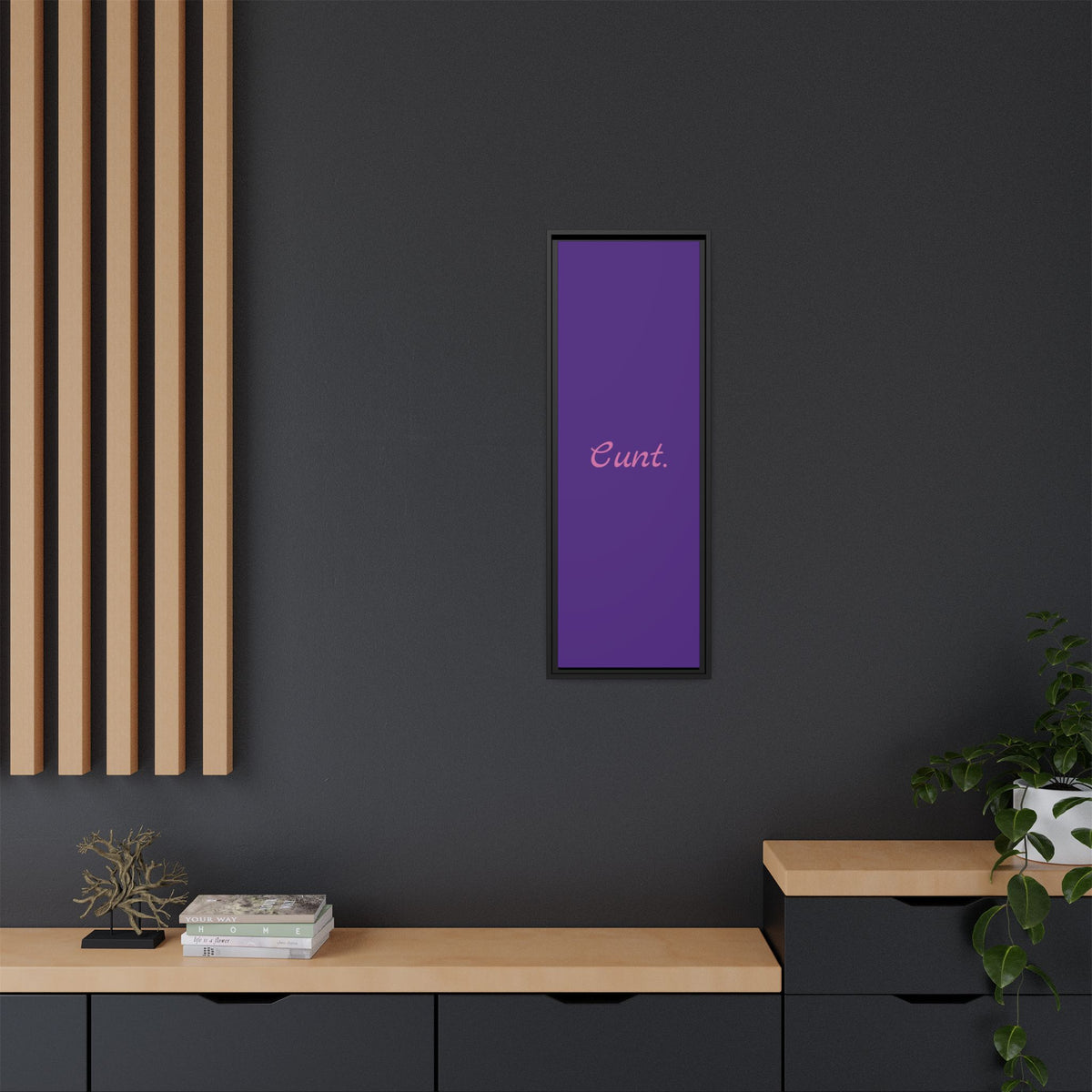 Matte Canvas, Framed (Multi-color)