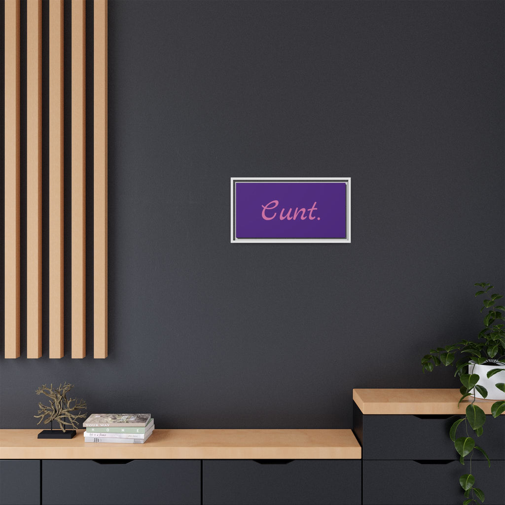 Matte Canvas, Framed (Multi-color)
