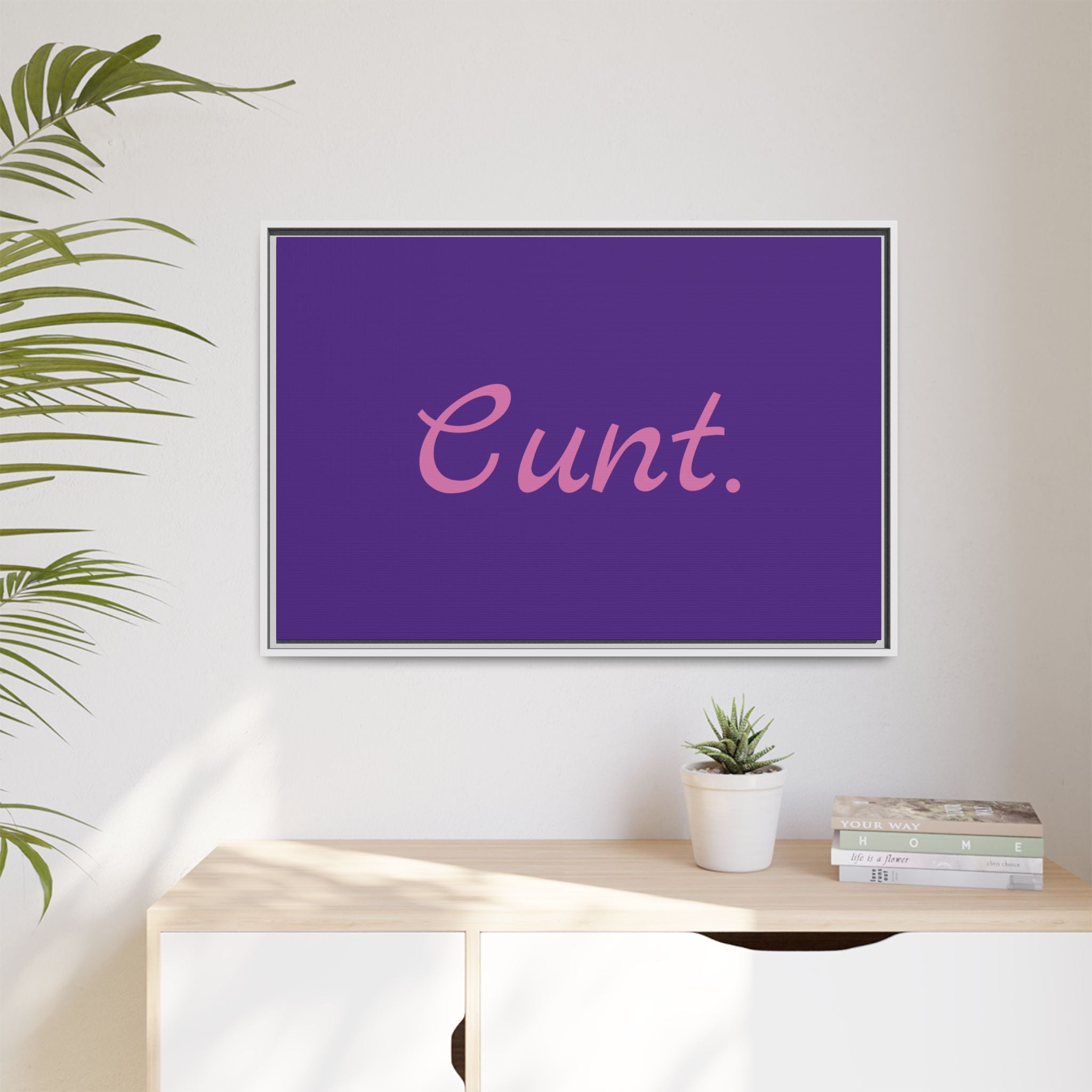Matte Canvas, Framed (Multi-color)