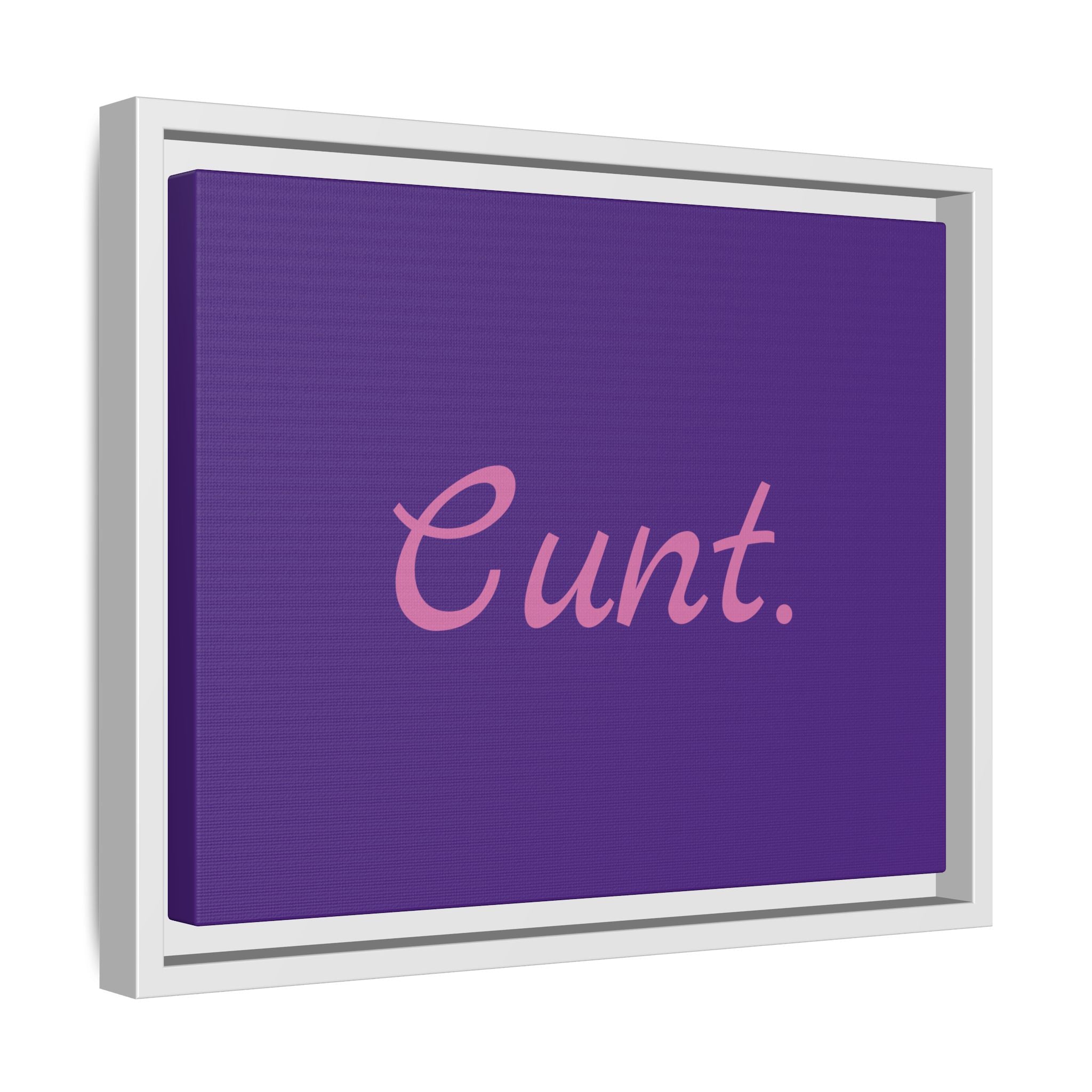 Matte Canvas, Framed (Multi-color)