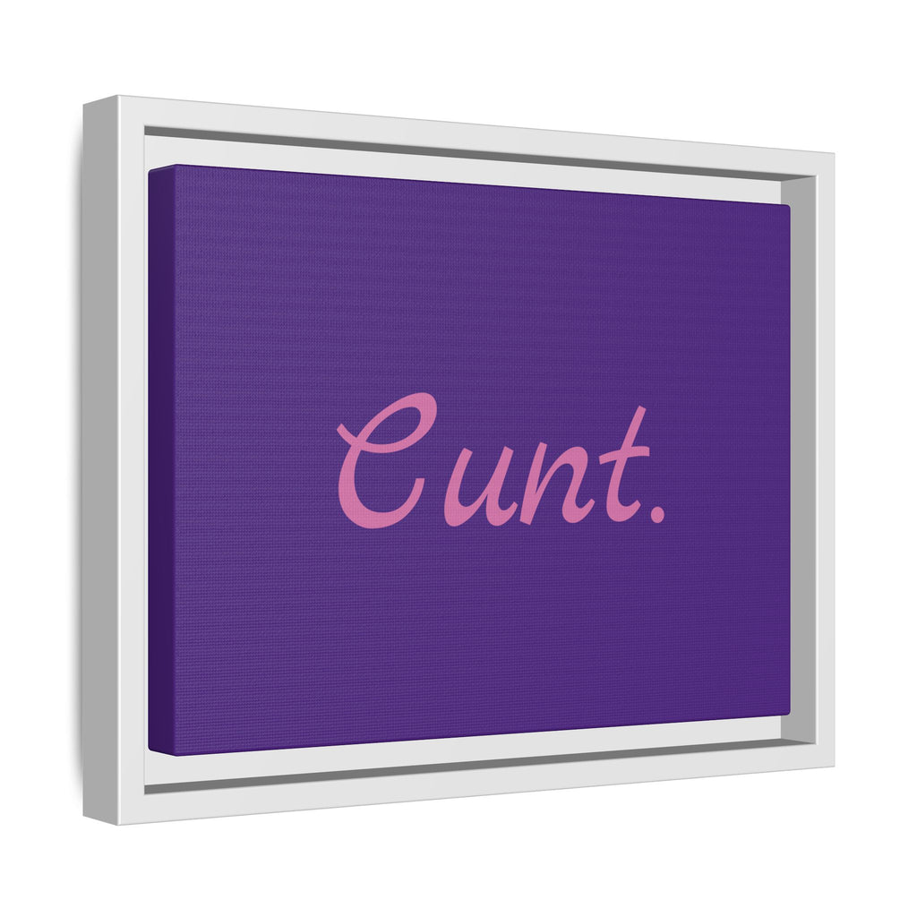 Matte Canvas, Framed (Multi-color)