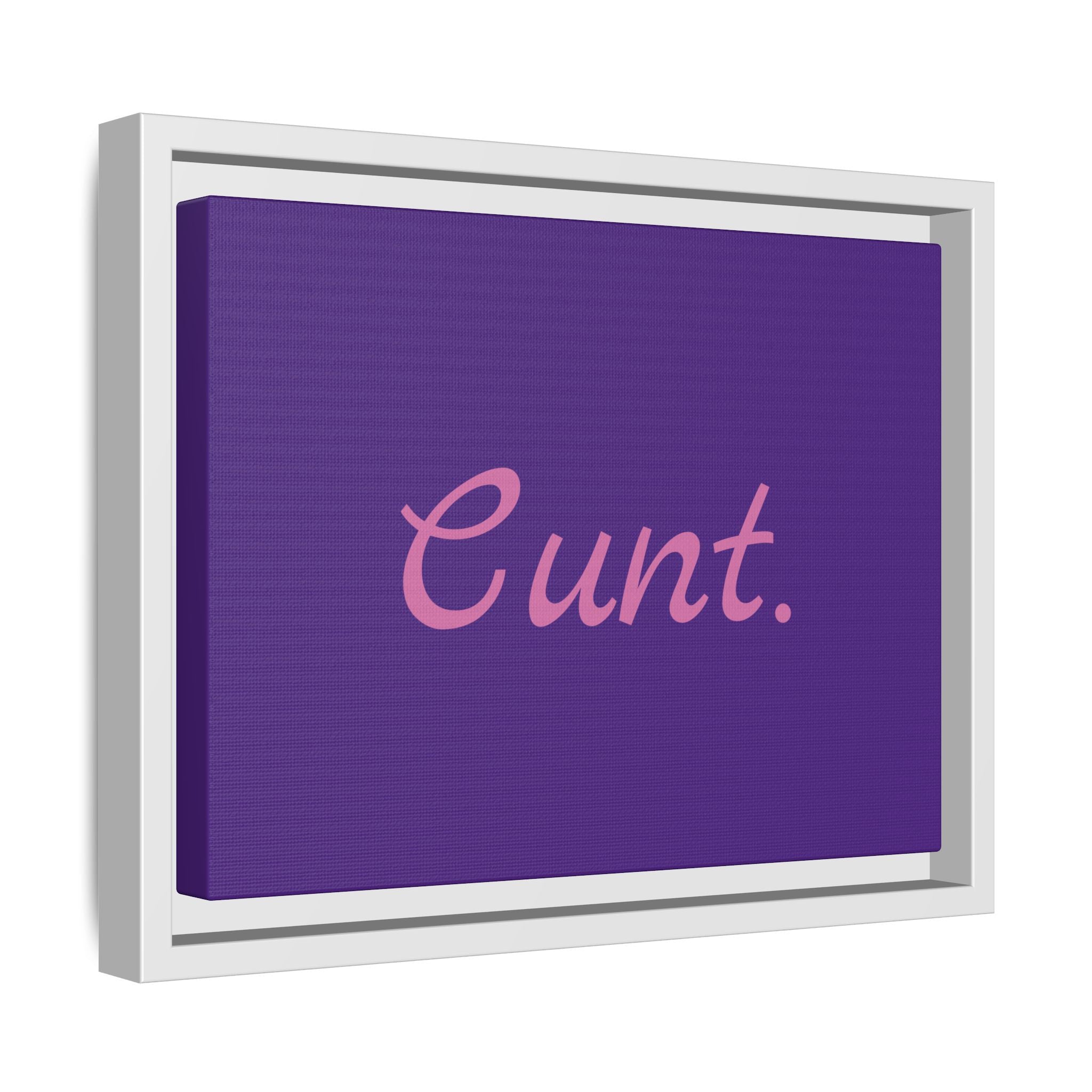 Matte Canvas, Framed (Multi-color)