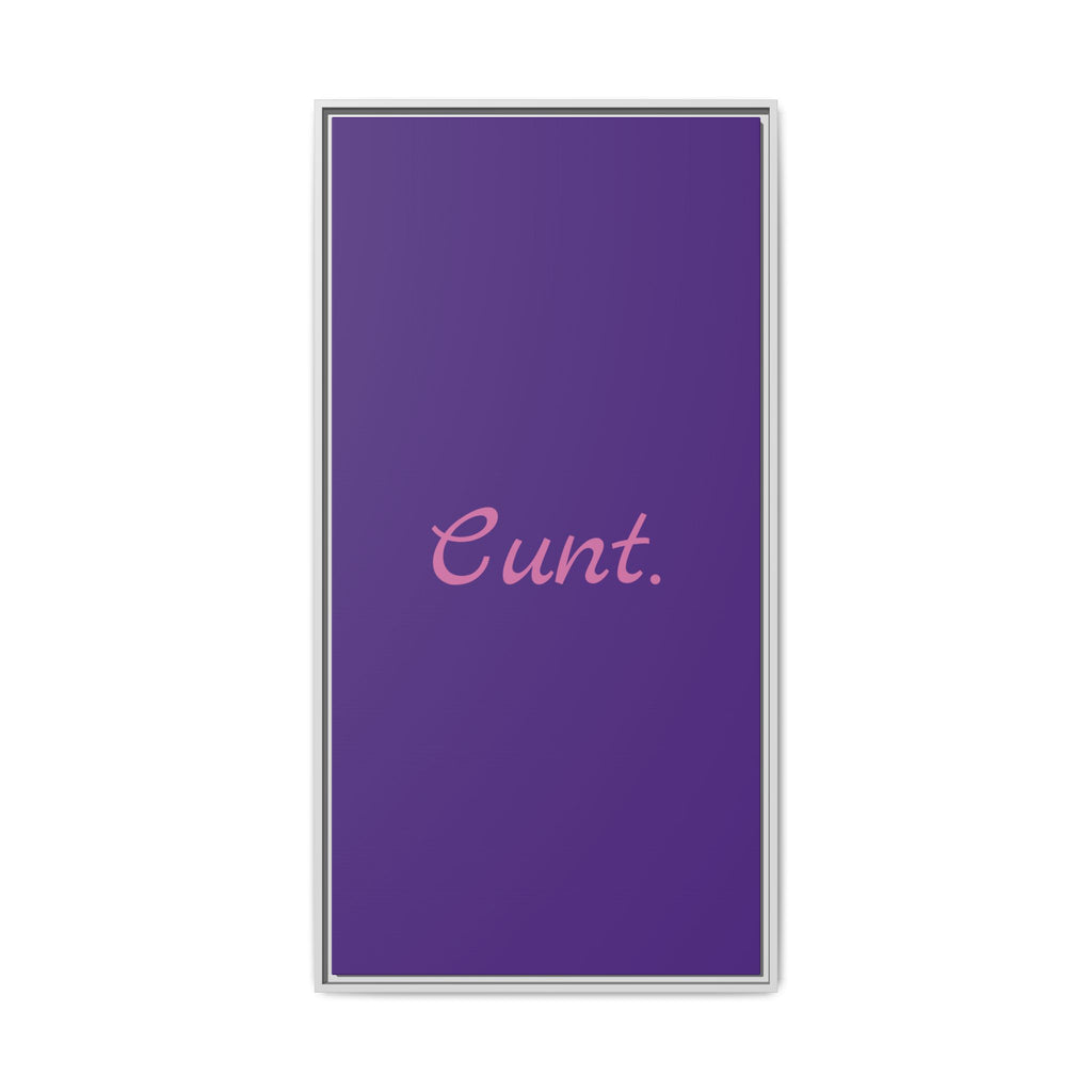 Matte Canvas, Framed (Multi-color)