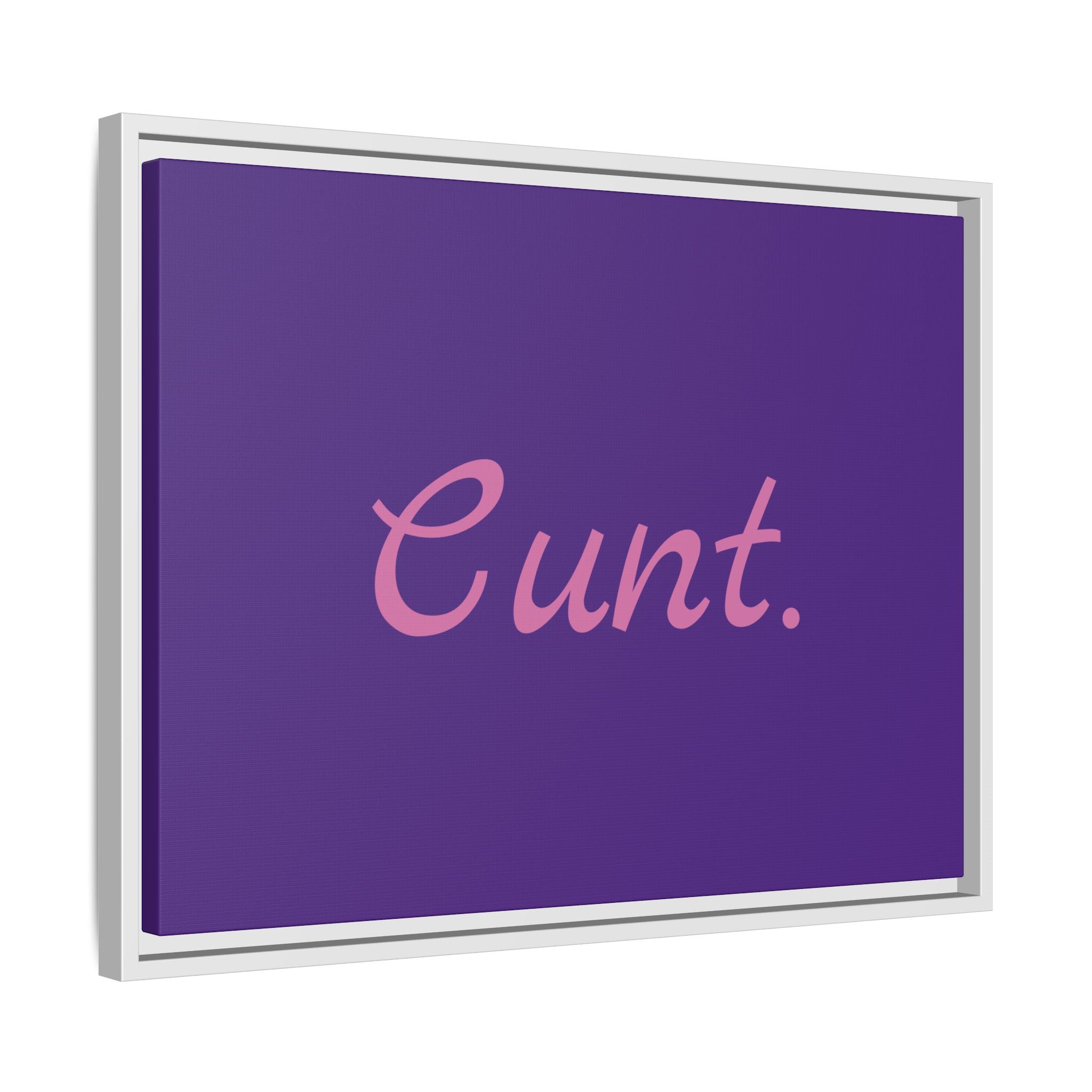 Matte Canvas, Framed (Multi-color)