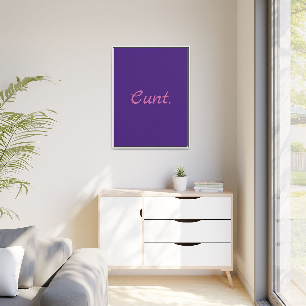 Matte Canvas, Framed (Multi-color)