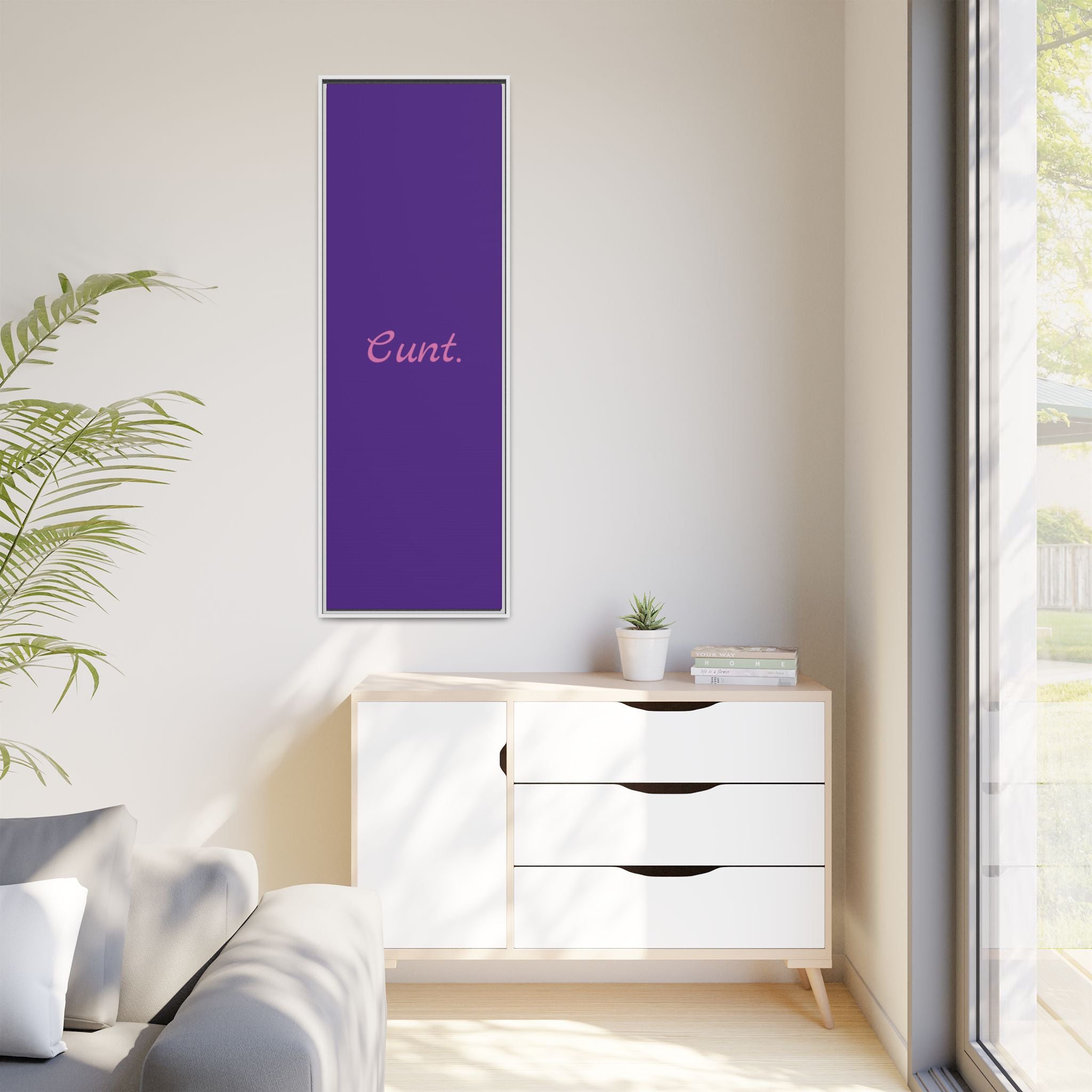 Matte Canvas, Framed (Multi-color)