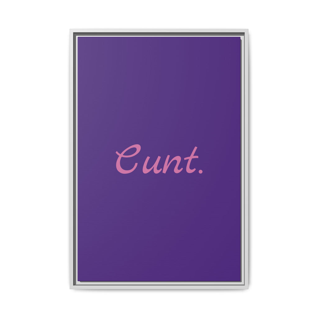 Matte Canvas, Framed (Multi-color)