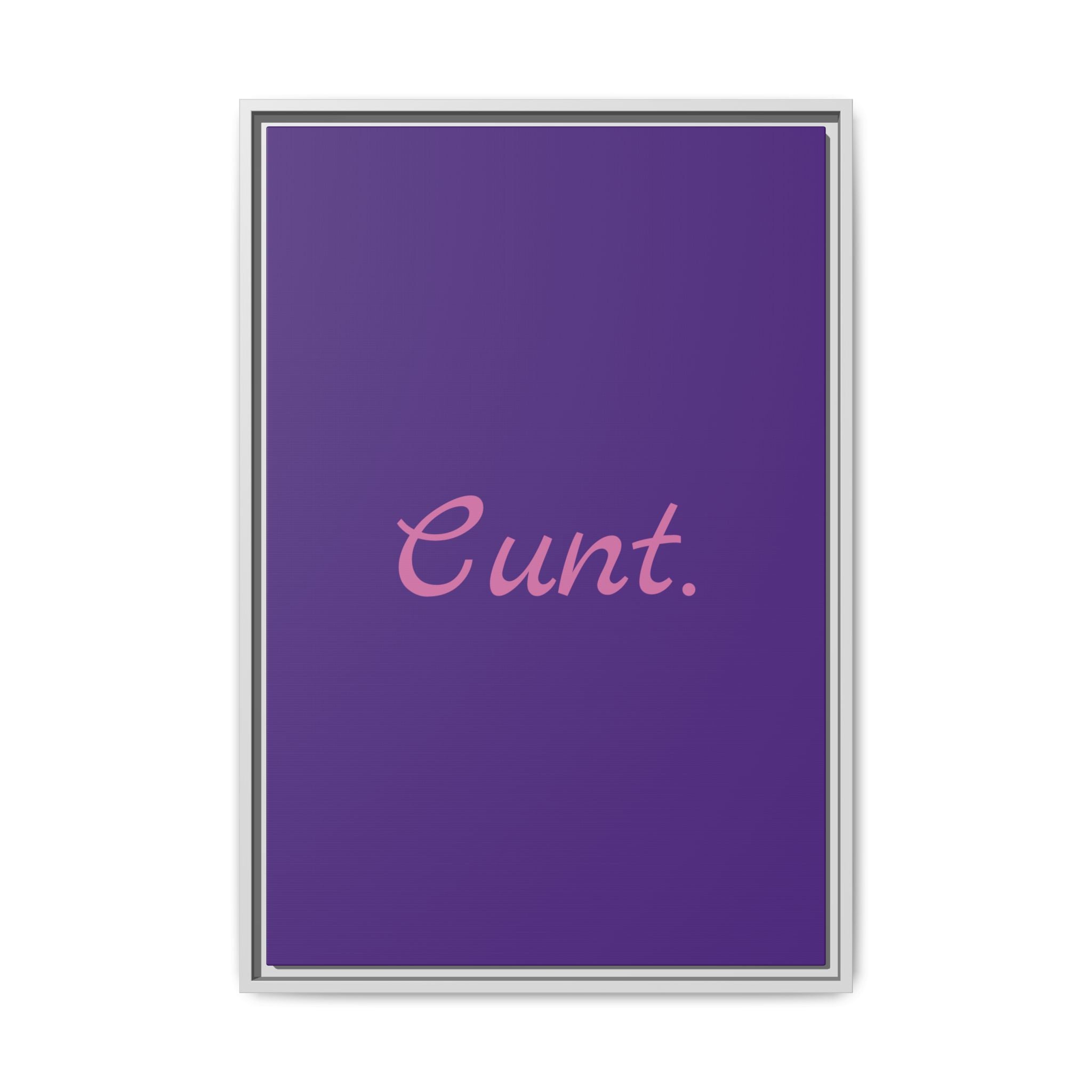 Matte Canvas, Framed (Multi-color)