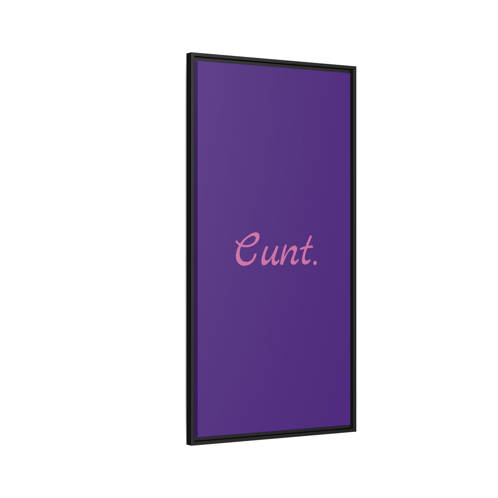 Matte Canvas, Framed (Multi-color)