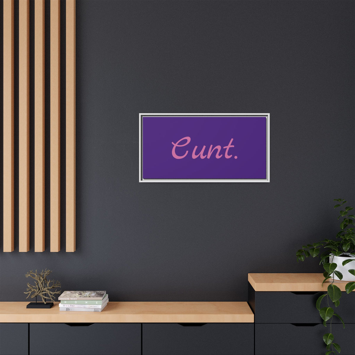 Matte Canvas, Framed (Multi-color)
