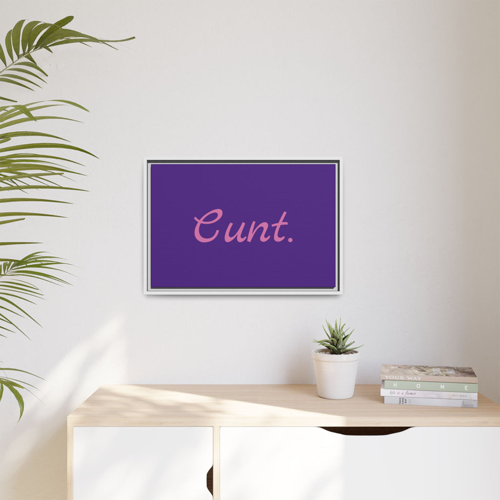 Matte Canvas, Framed (Multi-color)