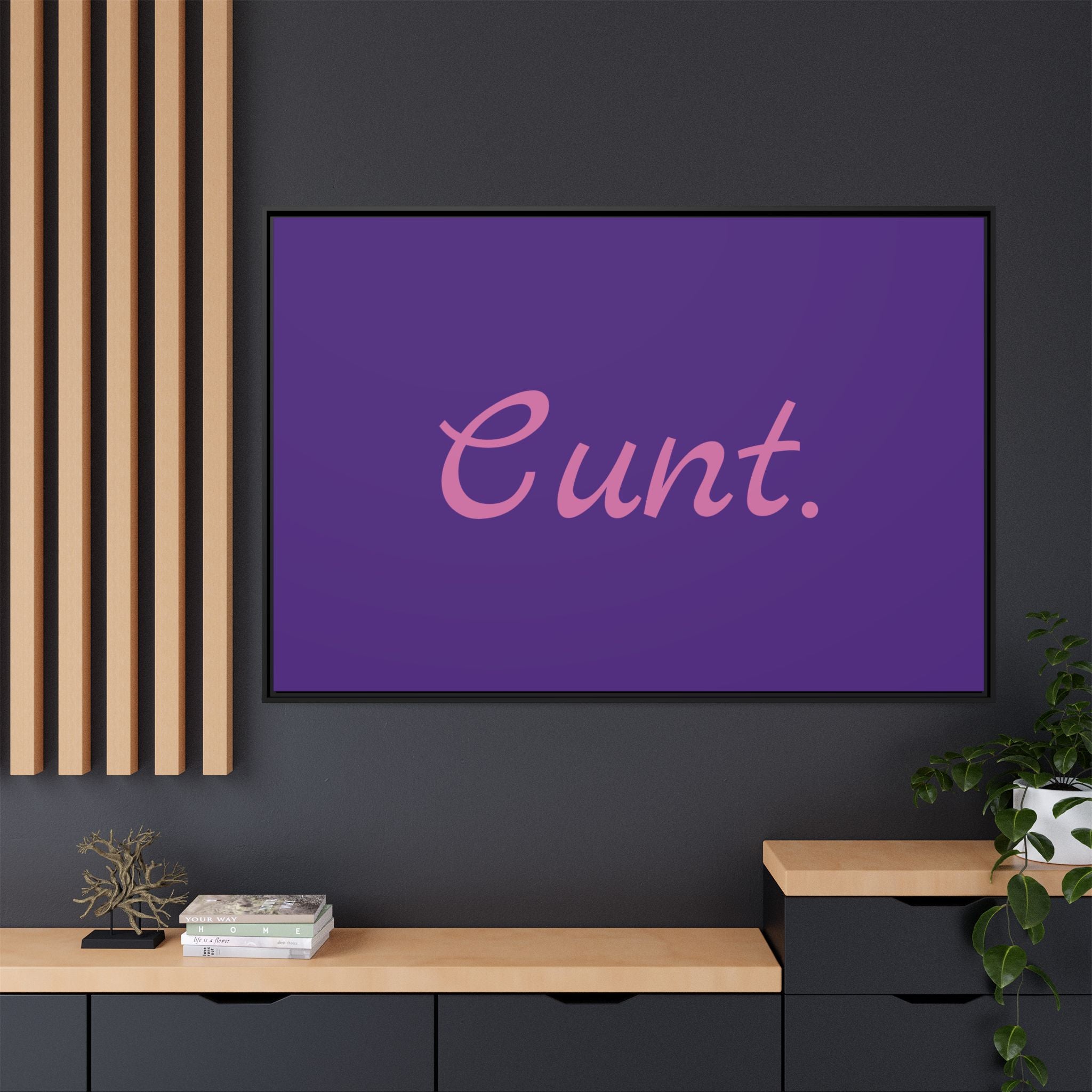 Matte Canvas, Framed (Multi-color)