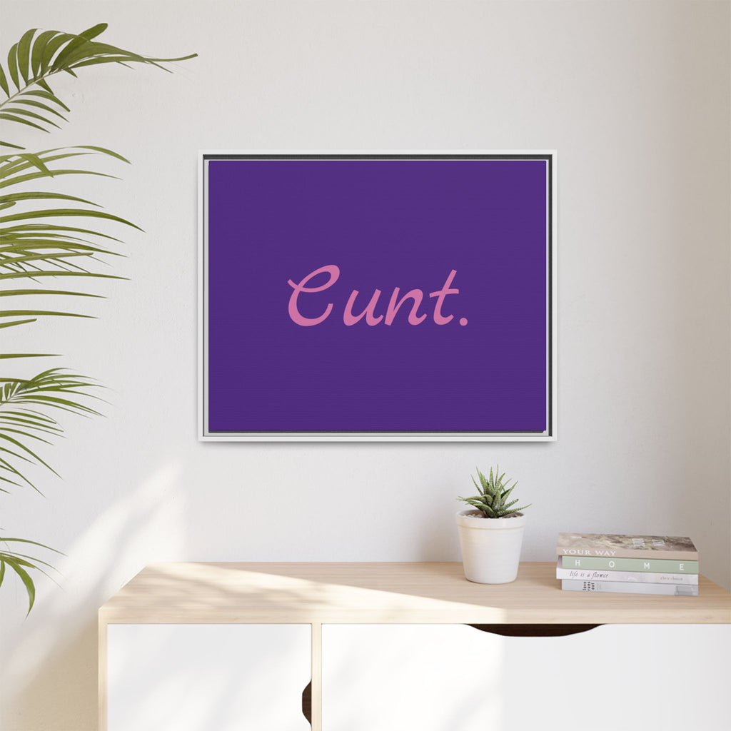 Matte Canvas, Framed (Multi-color)