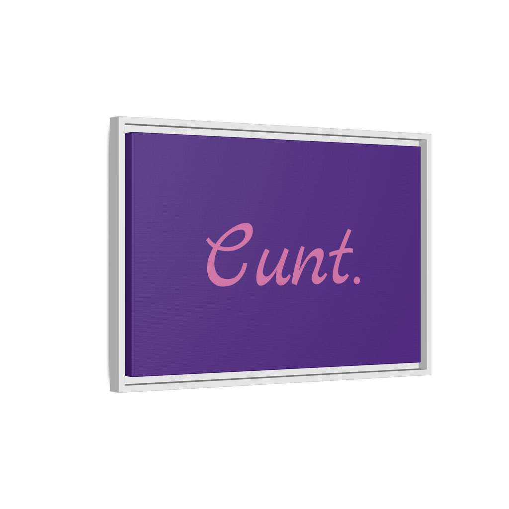 Matte Canvas, Framed (Multi-color)
