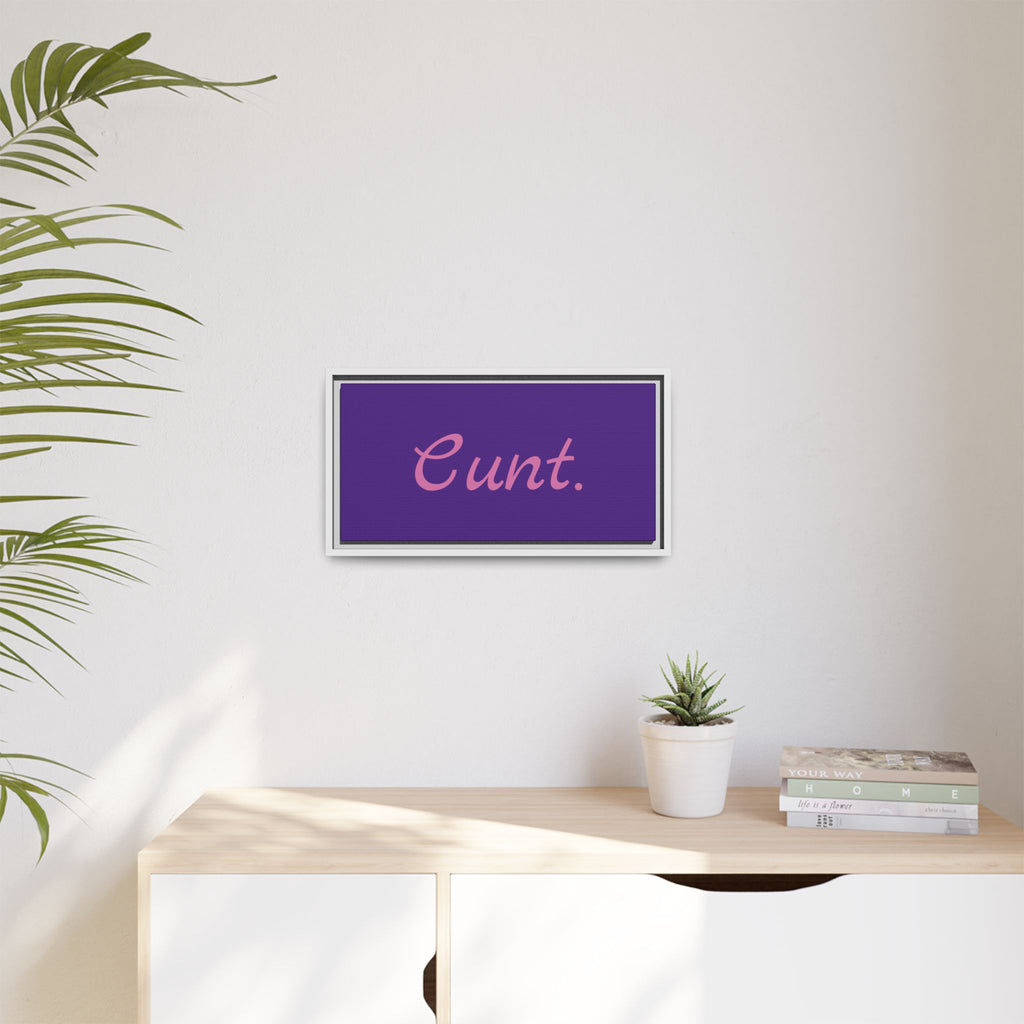Matte Canvas, Framed (Multi-color)