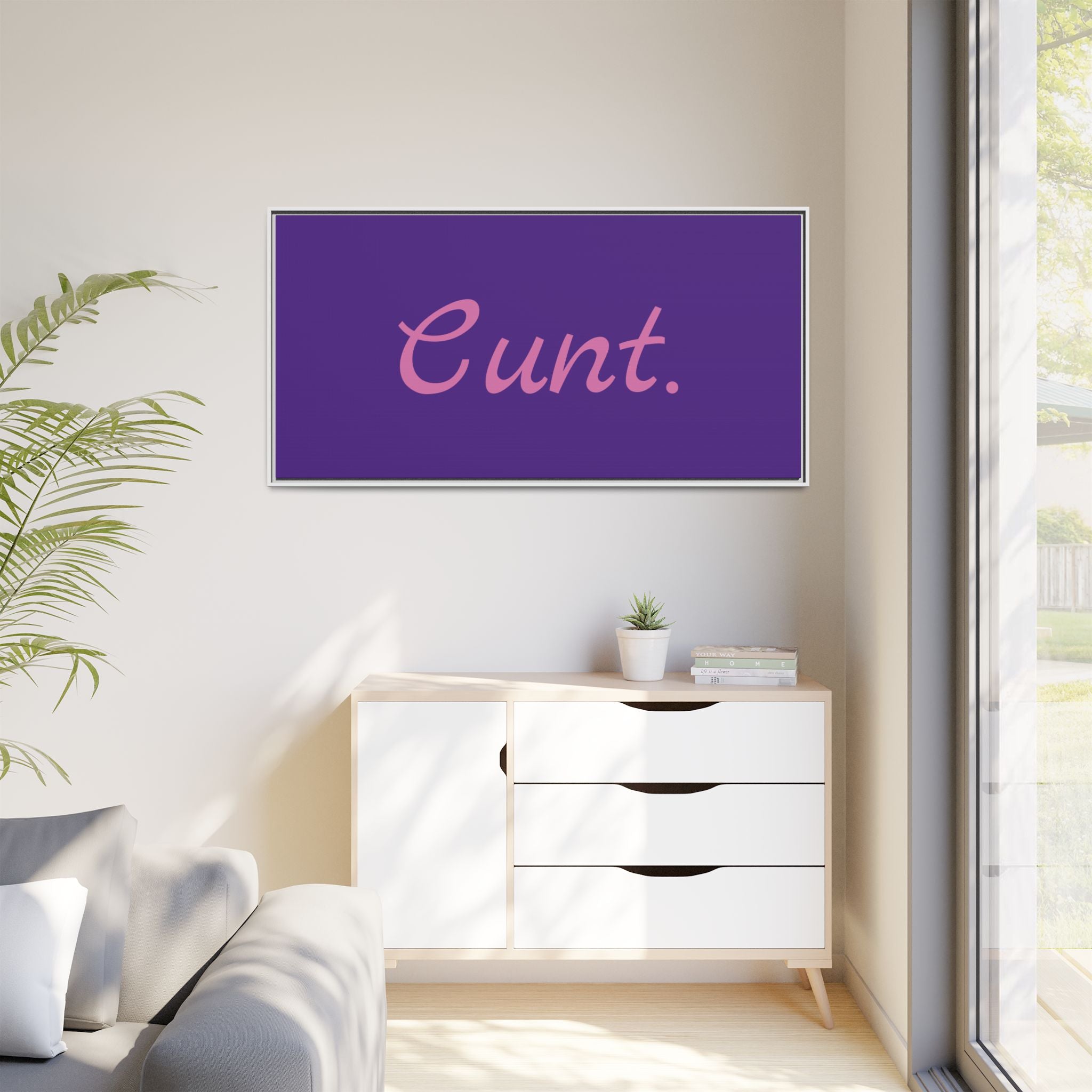 Matte Canvas, Framed (Multi-color)