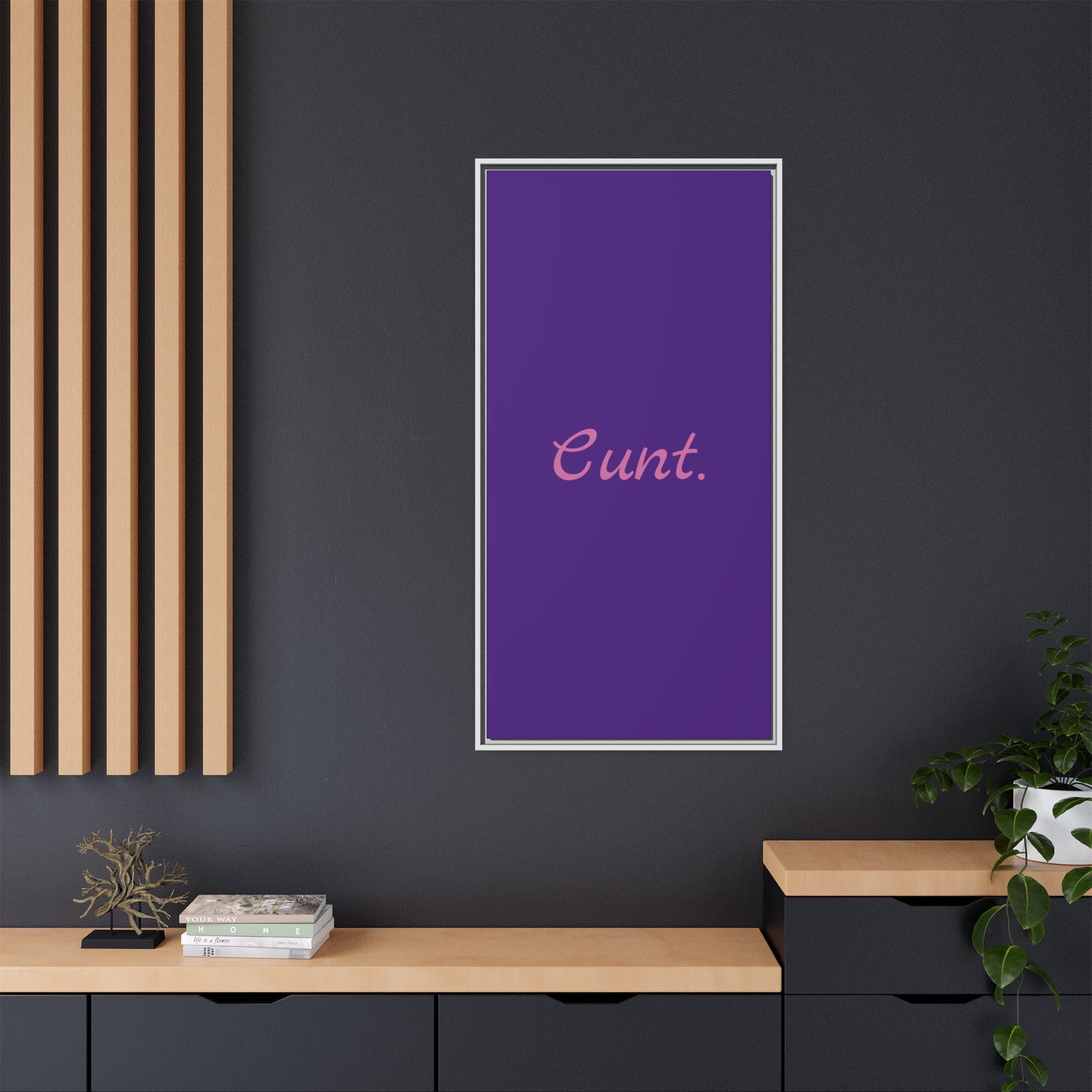 Matte Canvas, Framed (Multi-color)