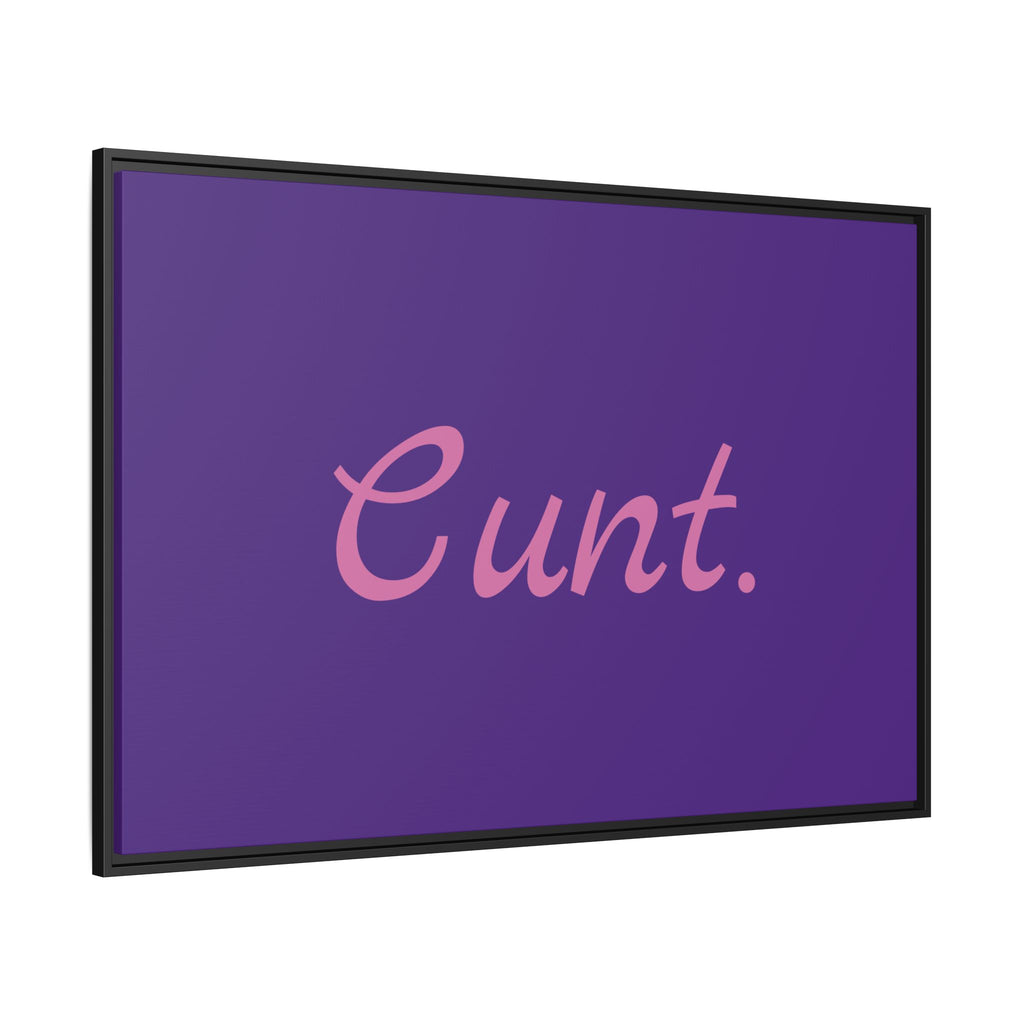 Matte Canvas, Framed (Multi-color)