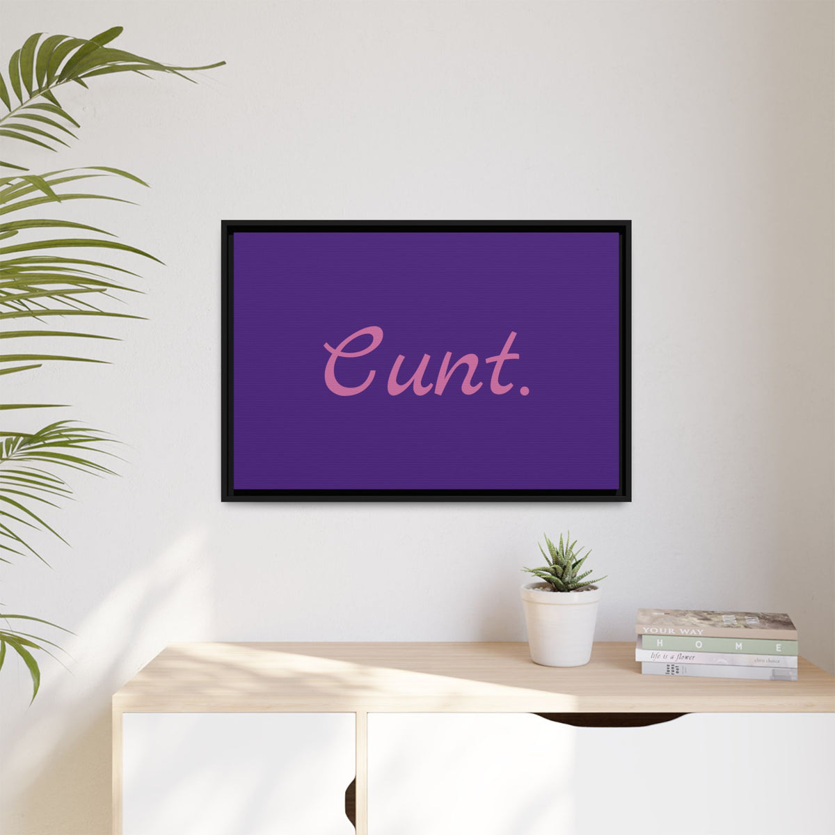 Matte Canvas, Framed (Multi-color)