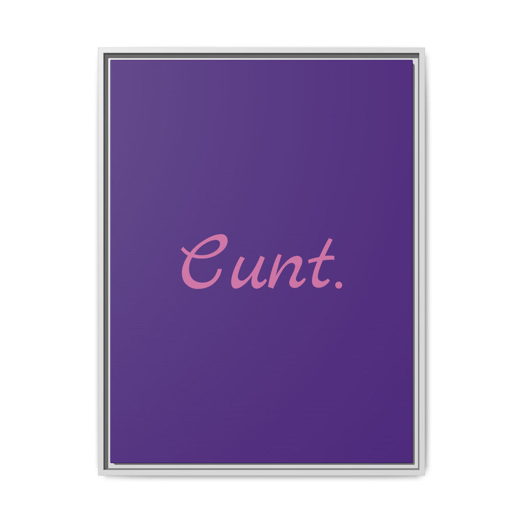 Matte Canvas, Framed (Multi-color)