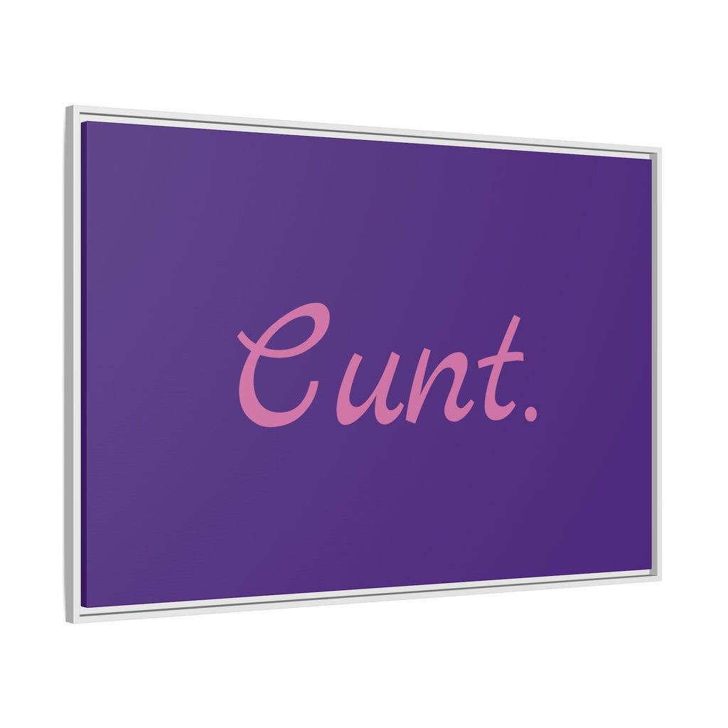 Matte Canvas, Framed (Multi-color)