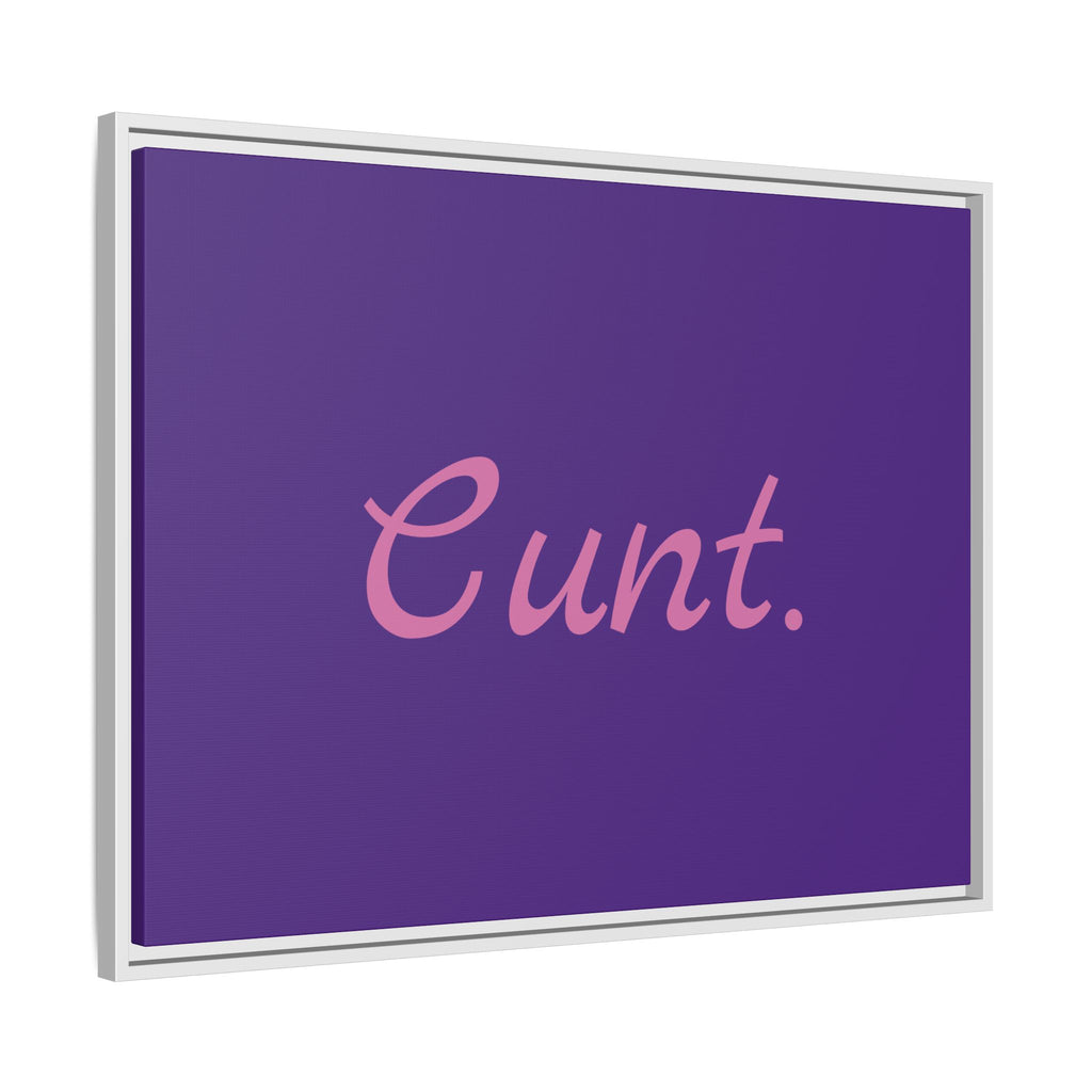 Matte Canvas, Framed (Multi-color)