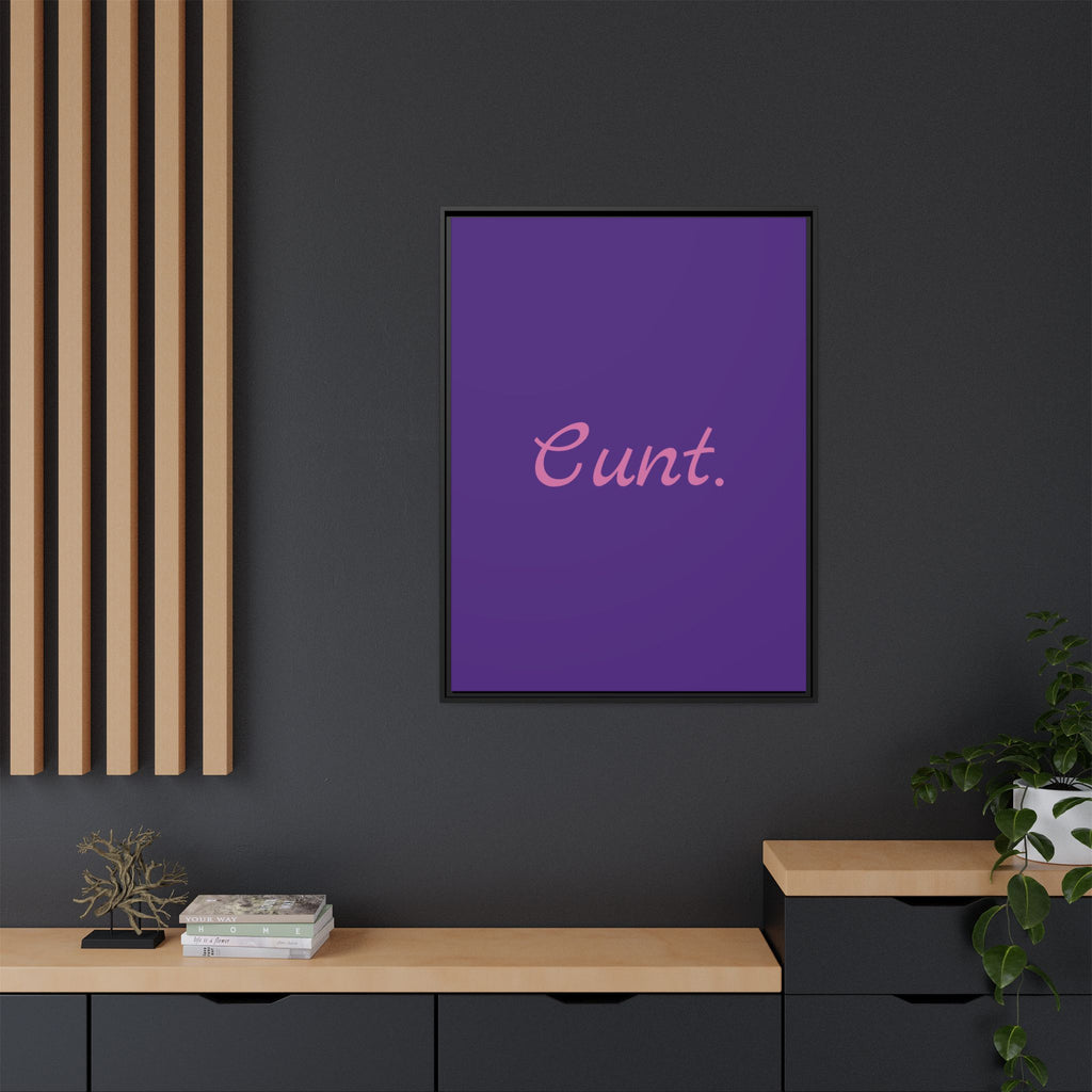 Matte Canvas, Framed (Multi-color)