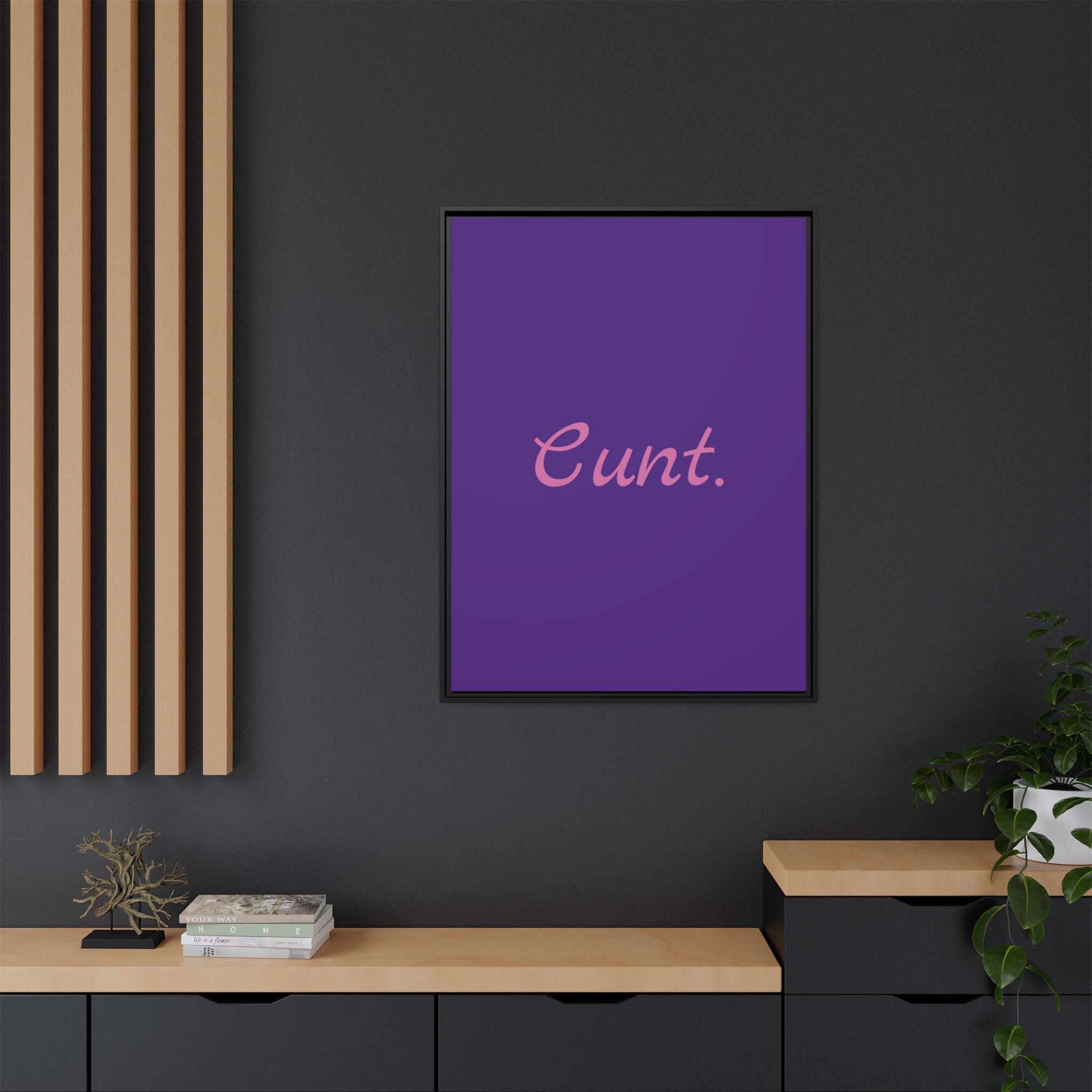 Matte Canvas, Framed (Multi-color)
