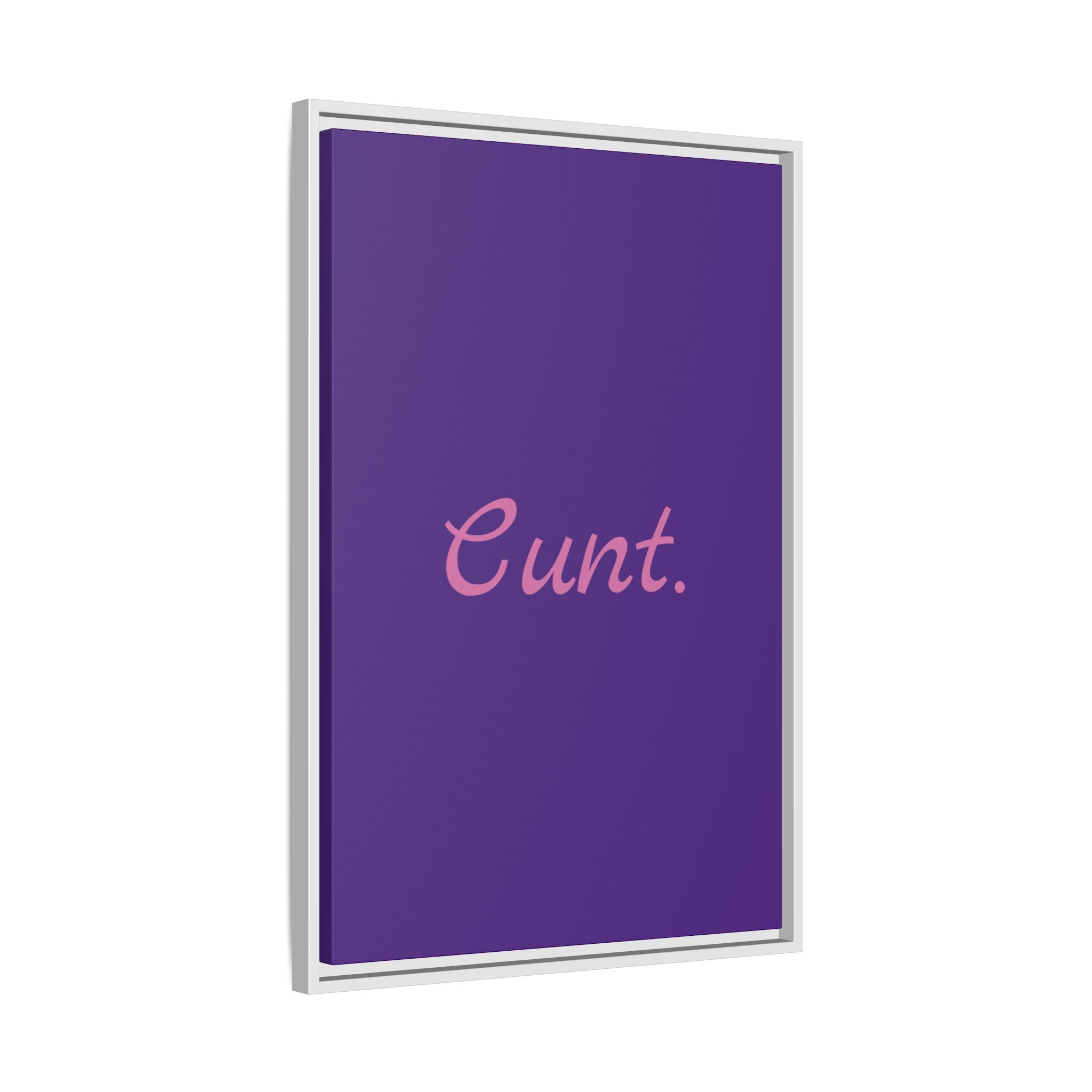 Matte Canvas, Framed (Multi-color)