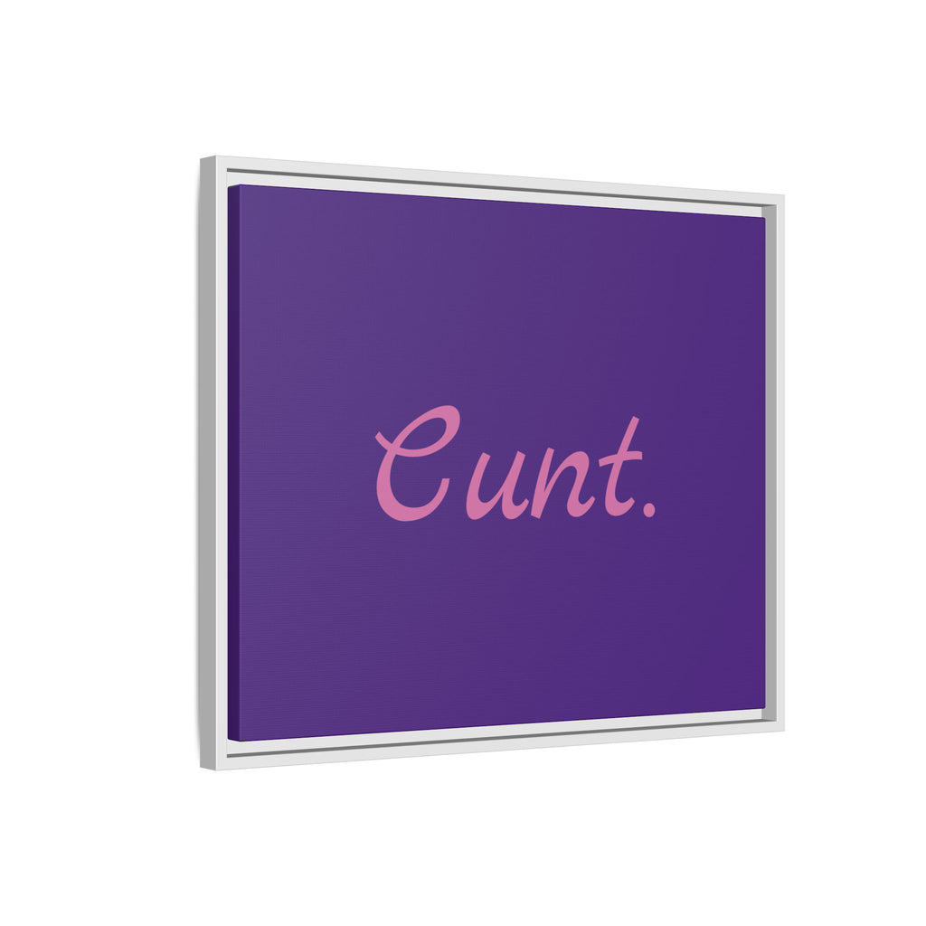Matte Canvas, Framed (Multi-color)