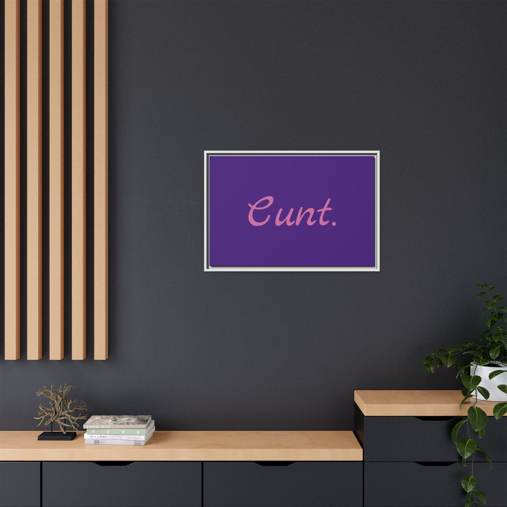 Matte Canvas, Framed (Multi-color)