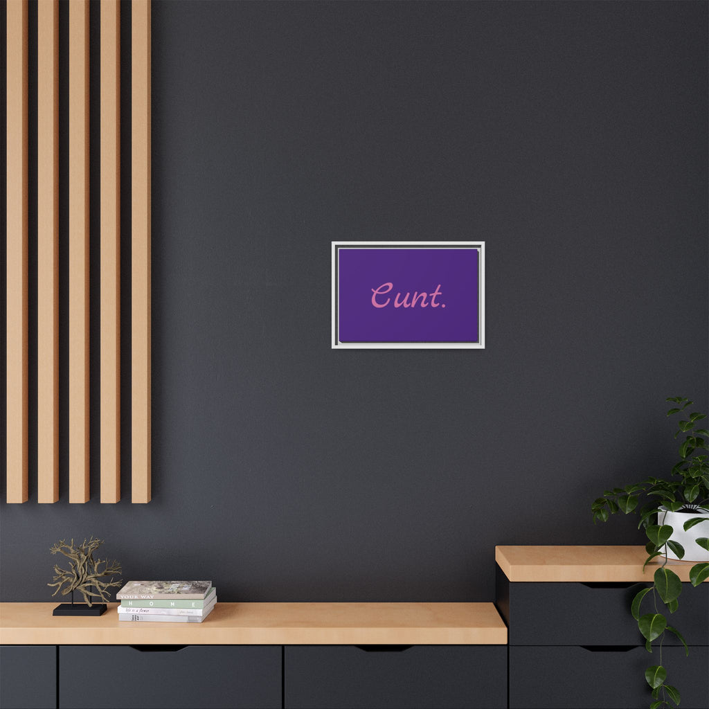 Matte Canvas, Framed (Multi-color)