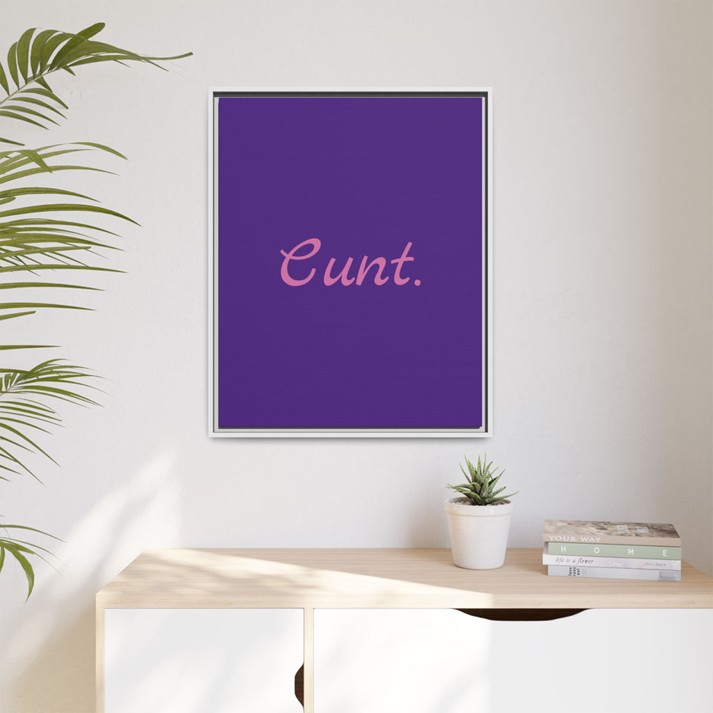 Matte Canvas, Framed (Multi-color)
