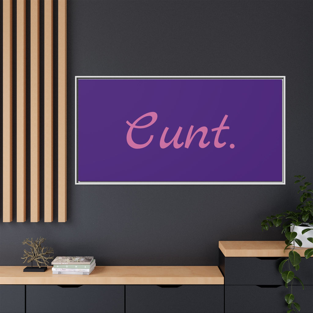 Matte Canvas, Framed (Multi-color)