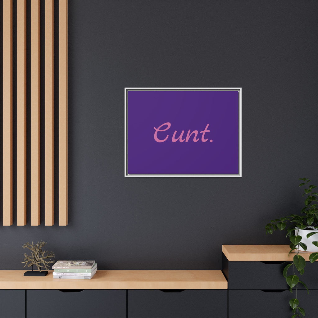 Matte Canvas, Framed (Multi-color)